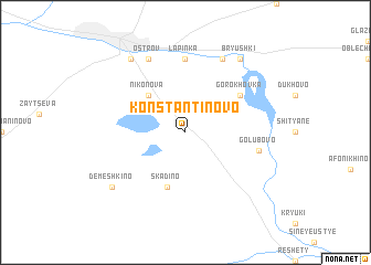 map of Konstantinovo
