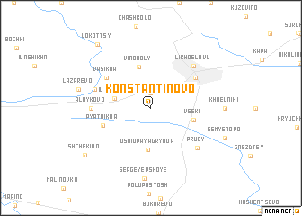 map of Konstantinovo