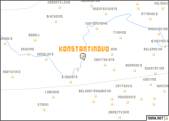 map of Konstantinovo