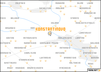 map of Konstantinovo