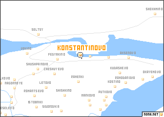 map of Konstantinovo