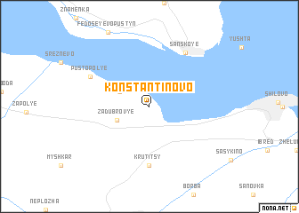 map of Konstantinovo