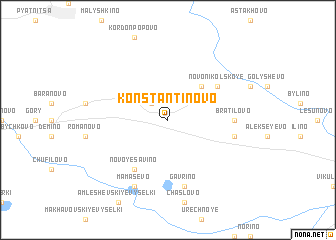 map of Konstantinovo