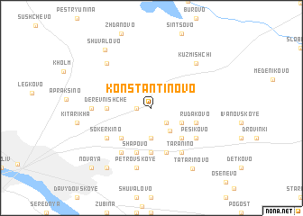 map of Konstantinovo