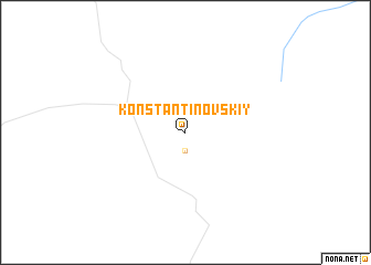 map of Konstantinovskiy