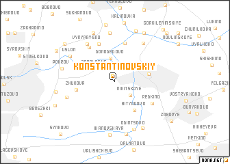 map of Konstantinovskiy