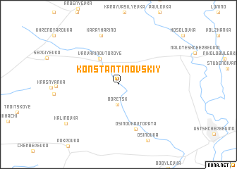 map of Konstantinovskiy