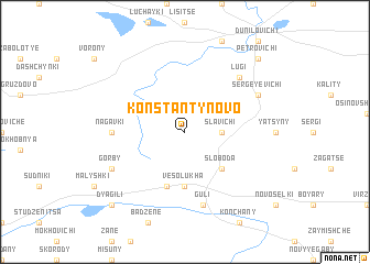 map of Konstantynovo