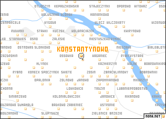 map of Konstantynowo