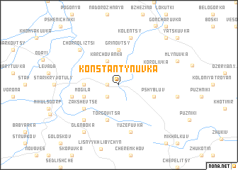 map of Konstantynuvka