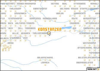 map of Konstanzer