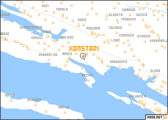 map of Konštari