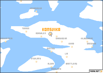 map of Konsvika