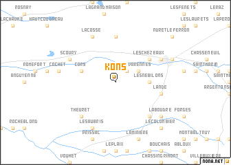 map of Kons
