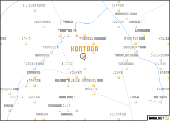 map of Kontaga