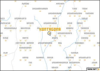 map of Kontagora