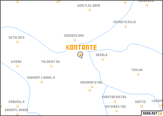 map of Kontante