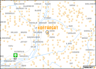 map of Kontargat