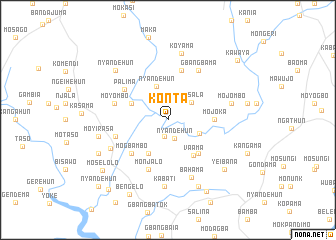 map of Konta