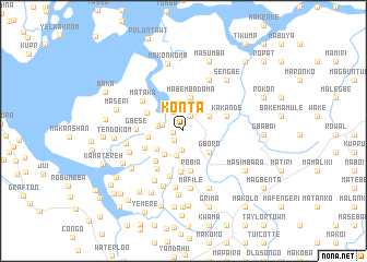 map of Konta
