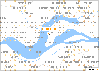 map of Konteh