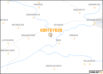 map of Konteyevo