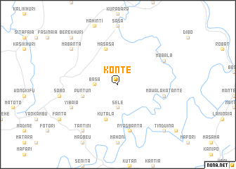 map of Konte