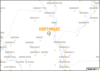 map of Kon Tha Dec