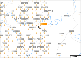 map of Kôn Thâm