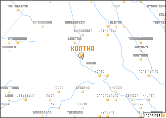 map of Kontha