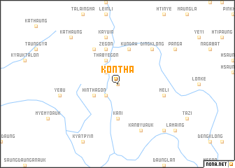 map of Kontha