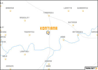 map of Kontiana