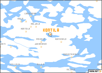 map of Kontila