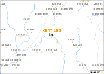 map of Kon Tileo