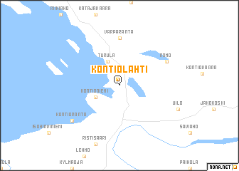 map of Kontiolahti