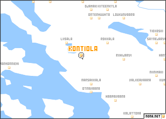map of Kontiola