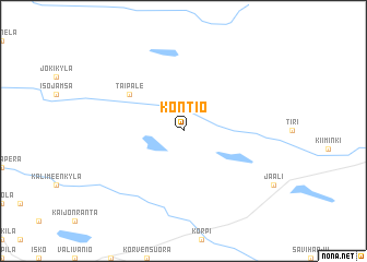 map of Kontio