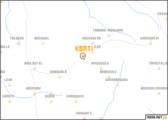 map of Konti