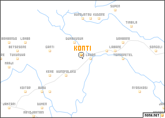 map of Konti