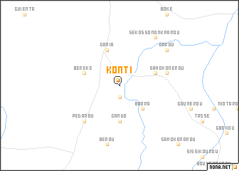 map of Konti