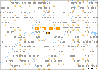 map of Kontomrekrom