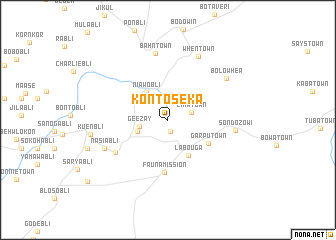 map of Kontoseka