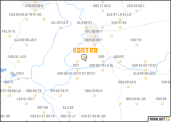 map of Kontra