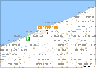 map of Kontredam