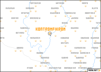 map of Kontromfikrom