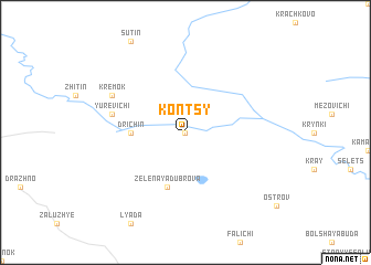 map of Kontsy