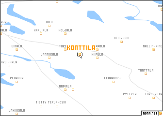 map of Konttila