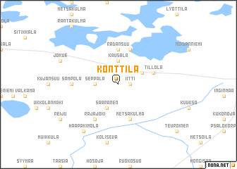 map of Konttila