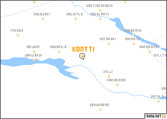 map of Kontti