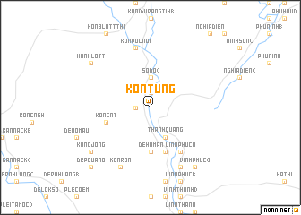 map of Kon Tung